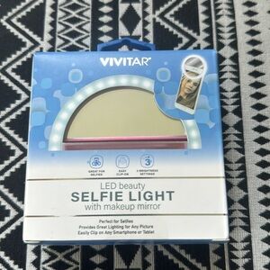 Vivitar LED Beauty Selfie Light with Makeup Mirror